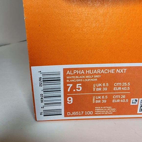 Nike Alpha Huarache NXT DJ6517-100 White Metal Baseball Cleat Men Size Various - Picture 7 of 8